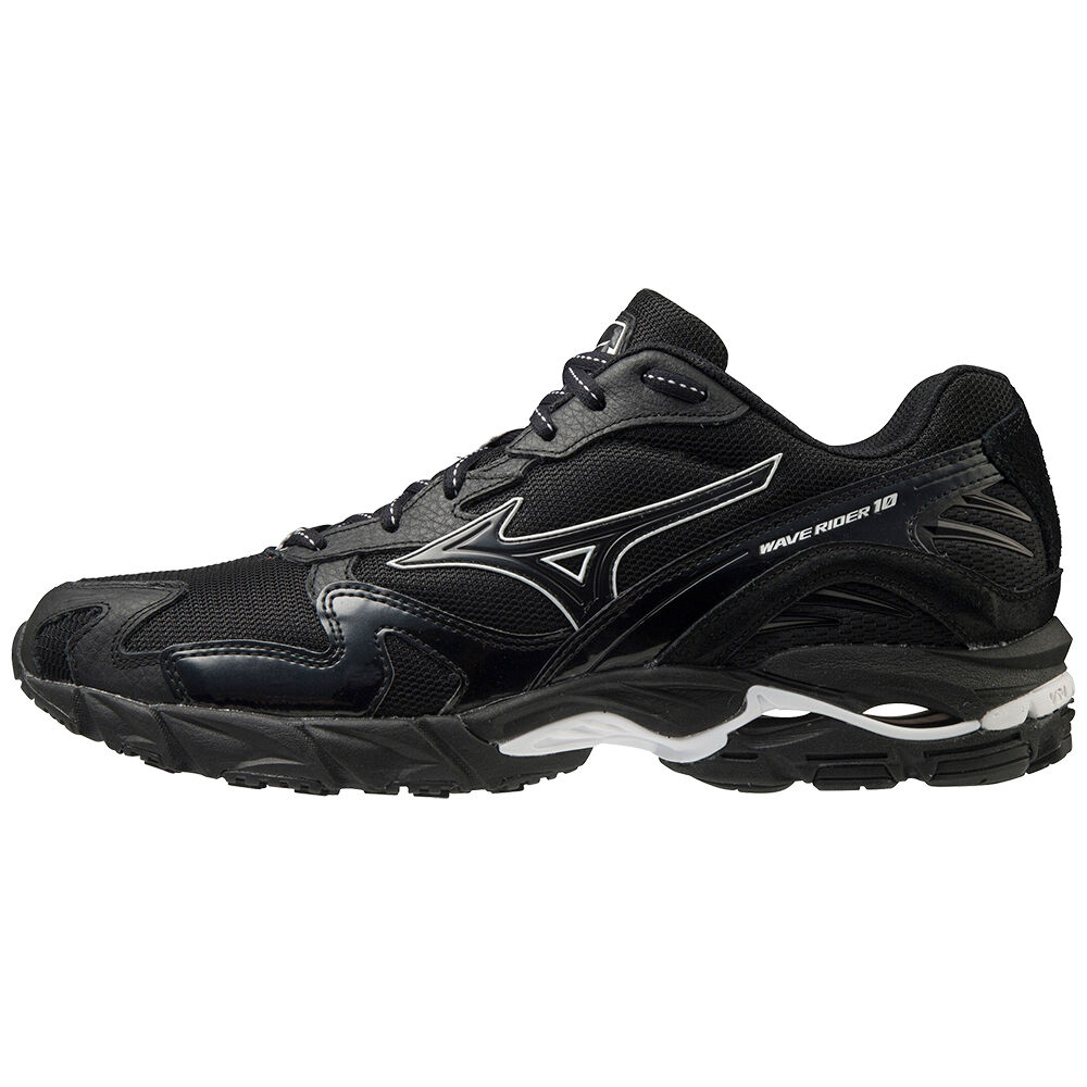 Mizuno Men's Wave Rider 10 Kuro Sneakers Black (D1GA202909-DWF)